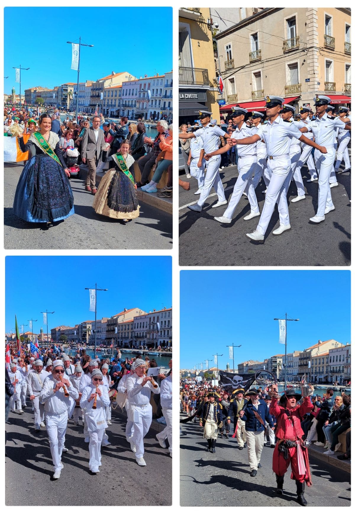 Escale à Sète, 11 excellentes raisons d'assister à la prochaine édition ! defile des equipages pendant escale a sete