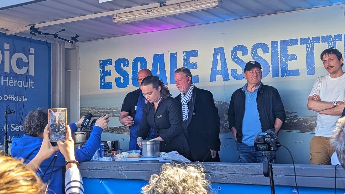 Escale à Sète, 11 excellentes raisons d'assister à la prochaine édition ! demonstration culinaire par sonia bichet a escale a sete