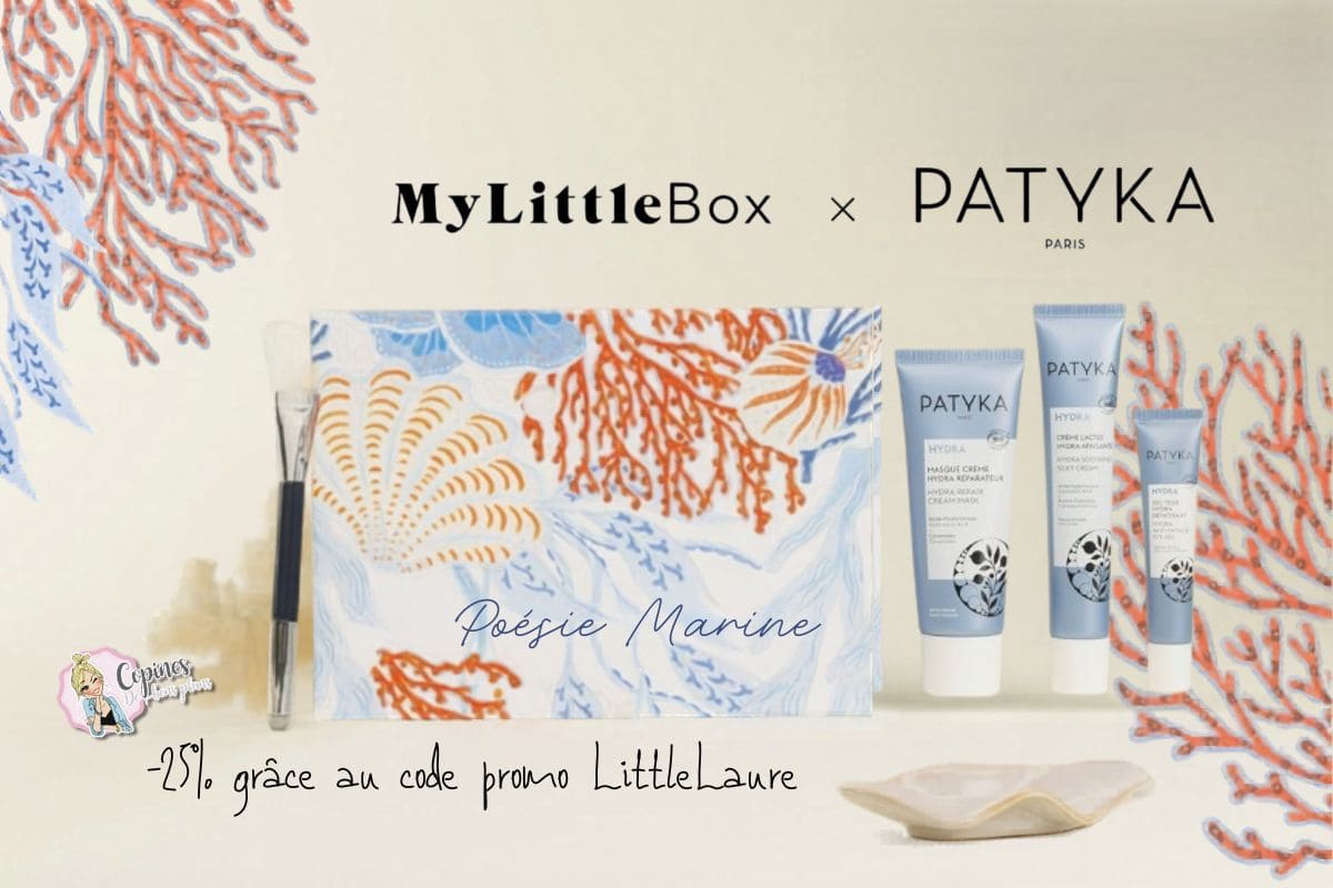My Little Box mai 2026 : la box Patyka à -25% my little box mai 2026 x patyka poesie marine