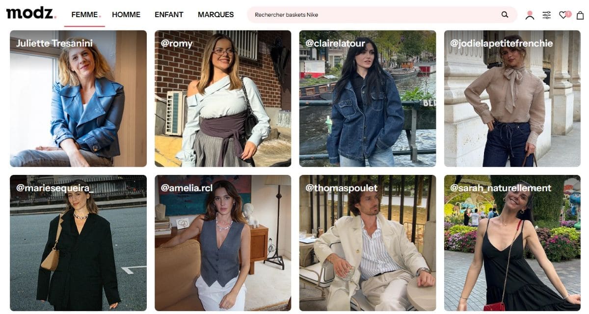 MODZ, le plus grand déstockeur mode en ligne (testé et approuvé) vide dressing influenceuses modz seconde main