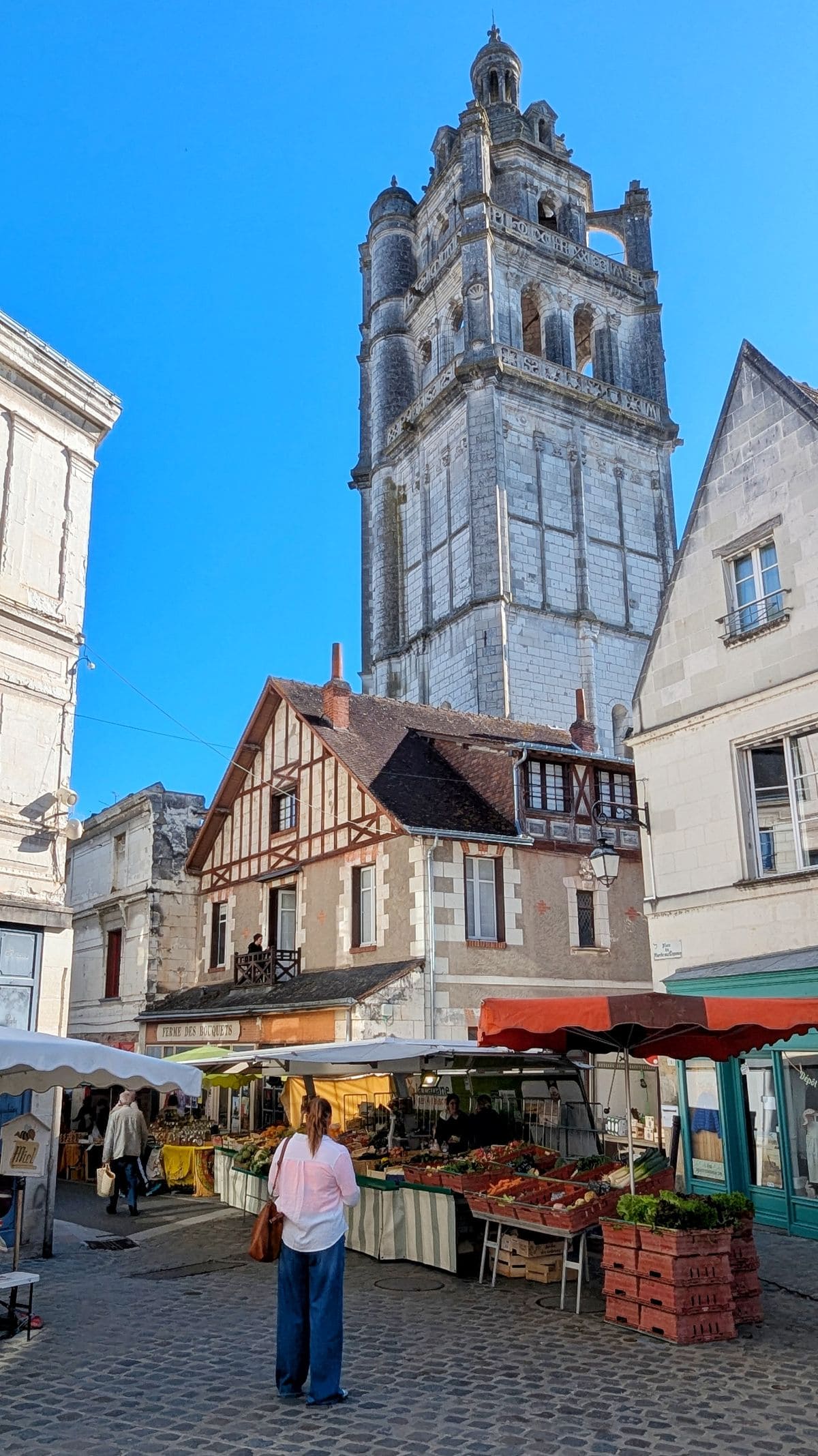 Visiter Loches, pépites et bons plans marche de loches aux pieds de la tour saint antoine