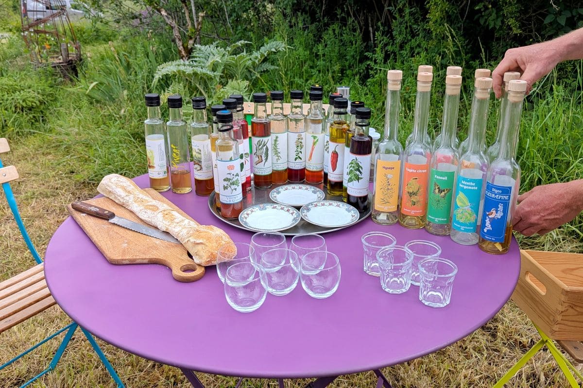 Visiter Loches, pépites et bons plans degustation de produits fabriques par les jardins de piquemouche