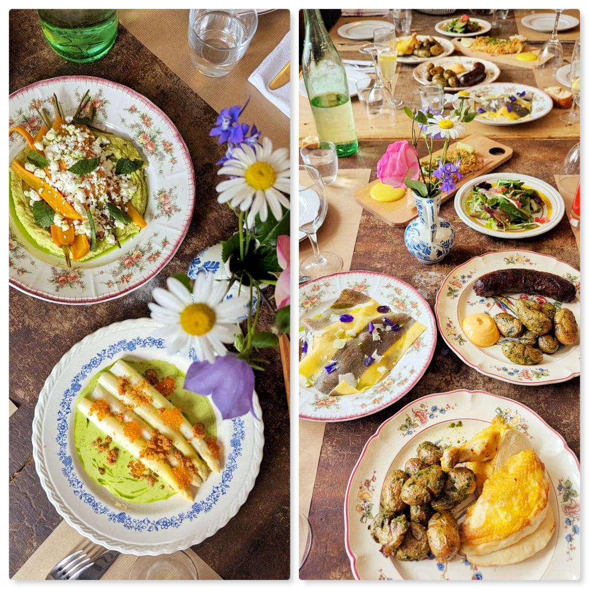 Visiter Loches, pépites et bons plans plats servis au restaurant l image a preuilly sur glaise