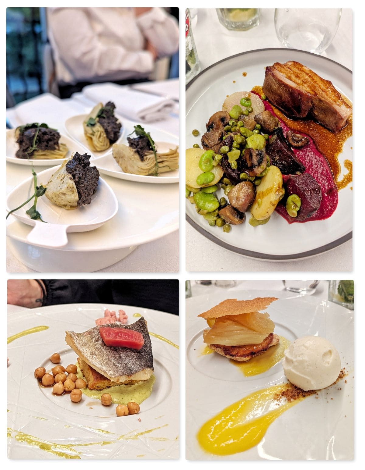 Visiter Loches, pépites et bons plans plats servis au restaurant le george a loches
