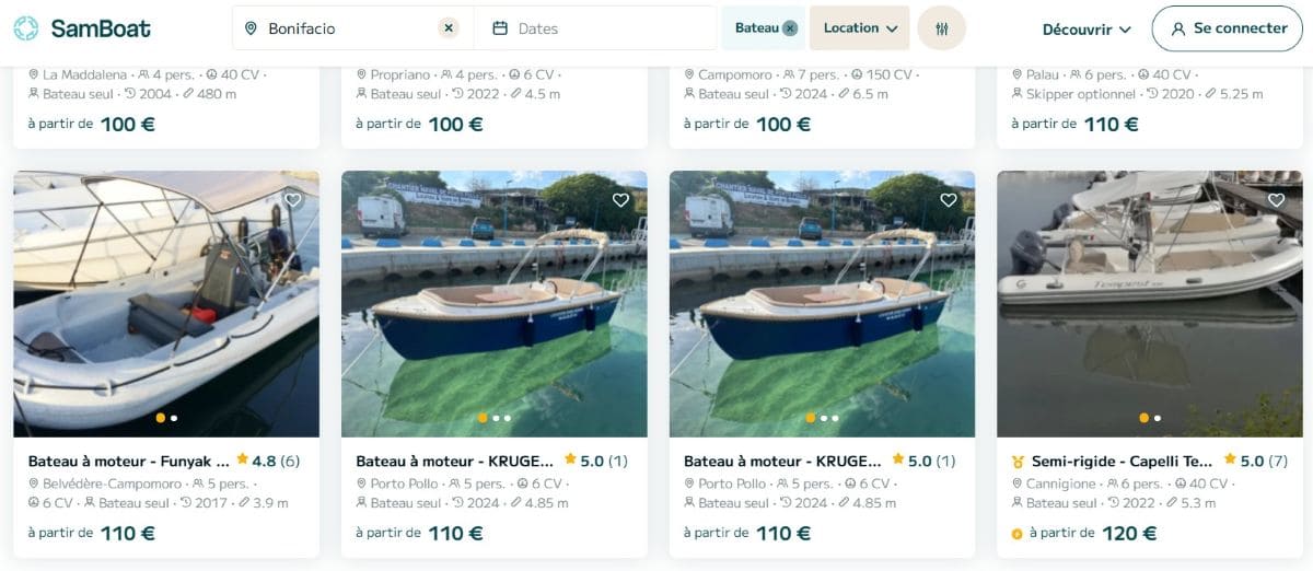 Code promo SAMBOAT : -15€ pour louer un bateau cet été ! location de bateaux entre particuliers a la journee a vec samboat