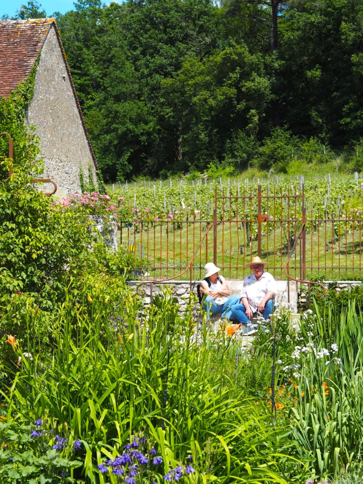 Visiter Loches, pépites et bons plans dans le jardin du cure a chedigny