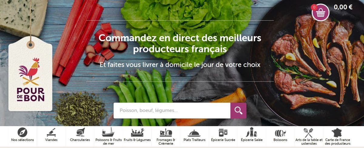 Code promo PourdeBon : 10€ offerts dès 60€ pourdebon achats direct aux producteurs de viande fruits et legumes
