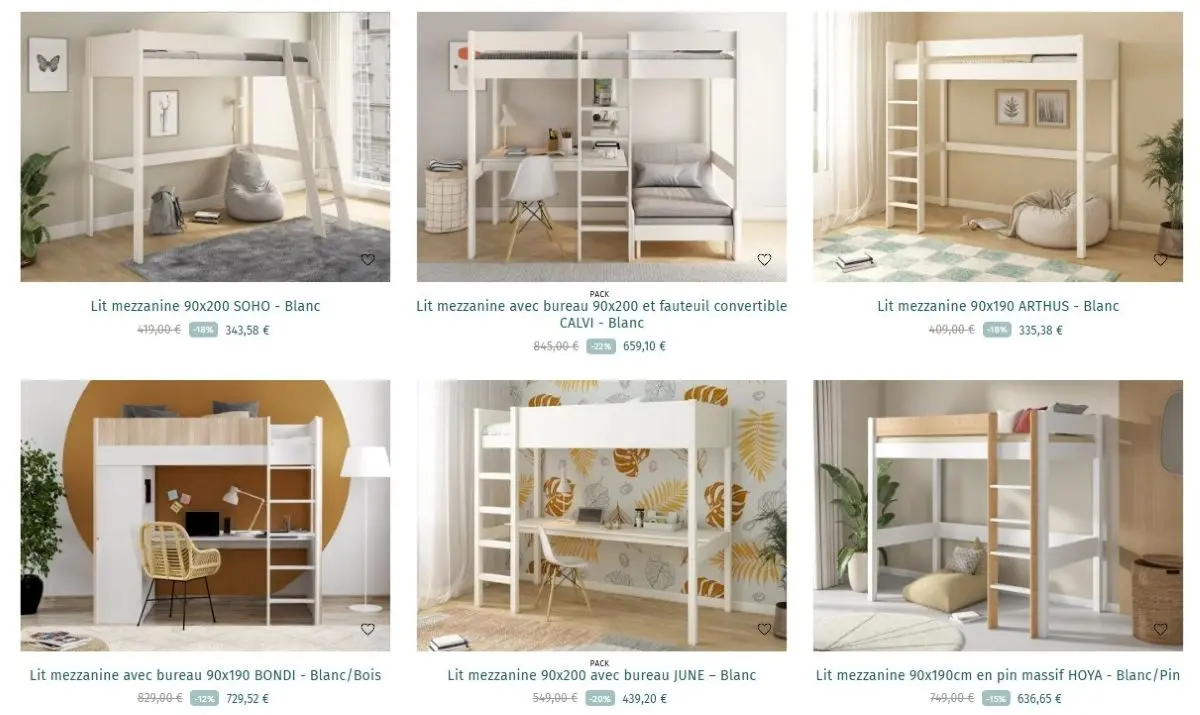 Choisir un lit enfant écologique pour un sommeil sain et sécurisé : conseils et bons plans mezzanine en bois ecologique nateo concept