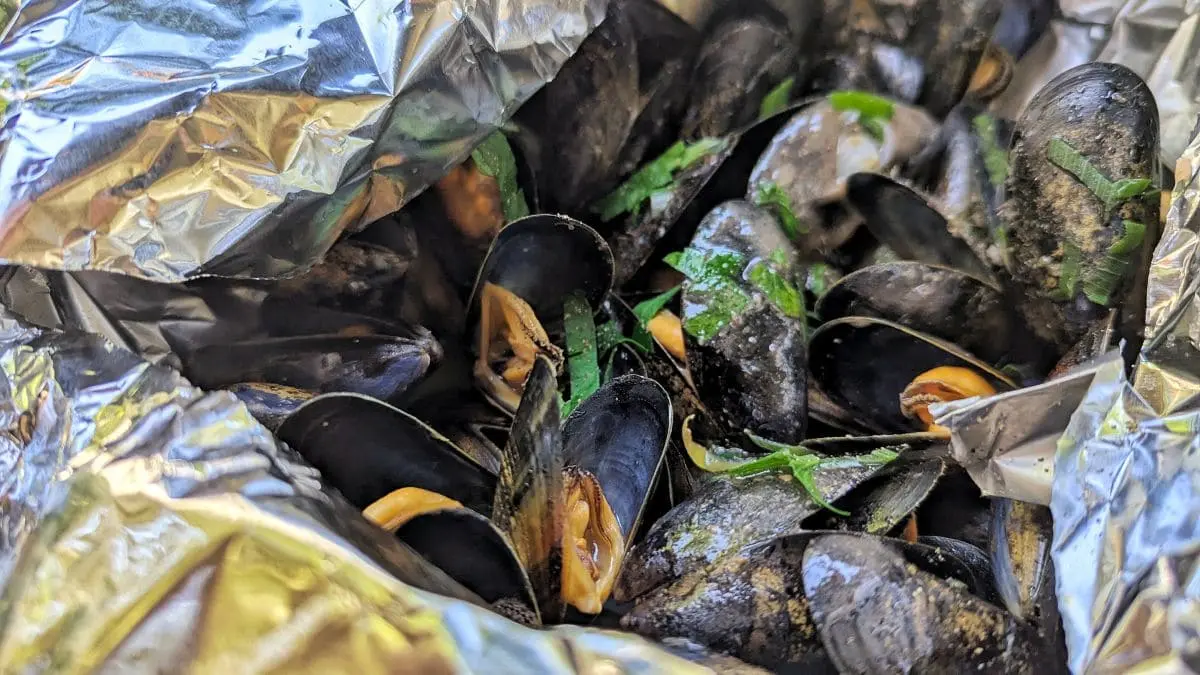 L’Andouille à Puteaux : j’ai testé cette terrasse bretonne papillote de moules de corde - restaurant l andouille puteaux