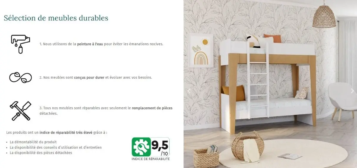 Choisir un lit enfant écologique pour un sommeil sain et sécurisé : conseils et bons plans meubles enfants nateo concept reparables