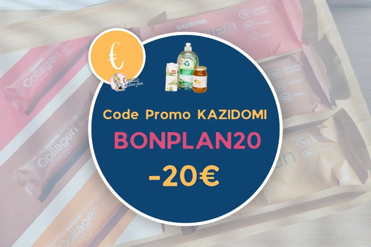 Barres Collagen KAZIDOMI : 3 recettes à découvrir code promo abonnement kazidomi x copinesdebonsplans.fr