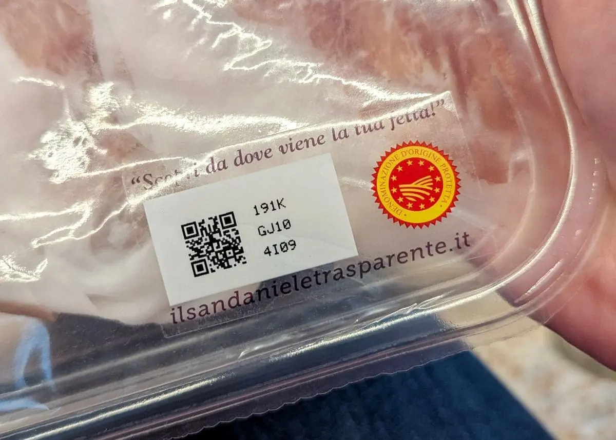 À la découverte du Prosciutto di San Daniele AOP QR code unique de tracabilite des produits prosciutto di san daniele aop