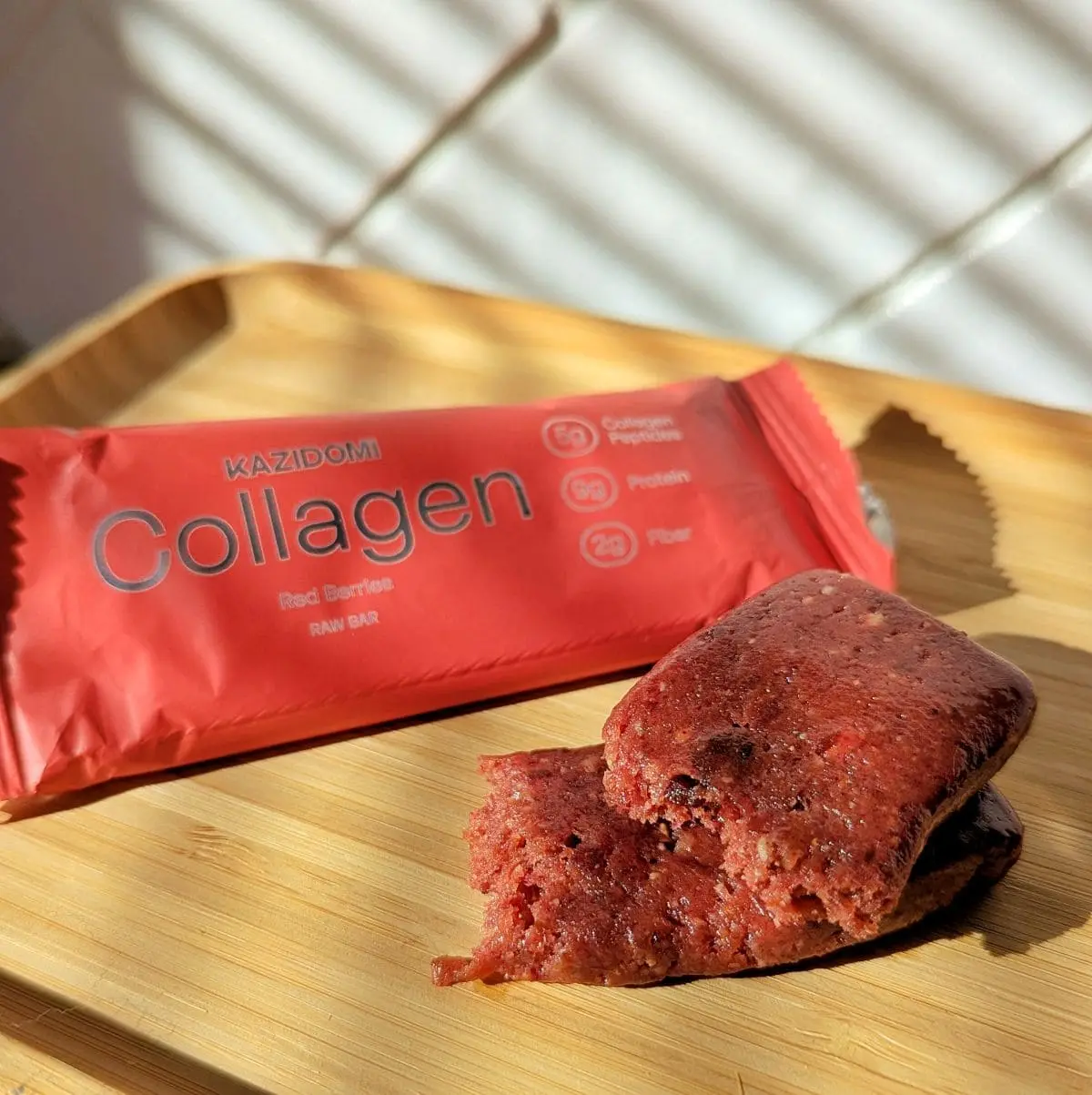 Barres Collagen KAZIDOMI : 3 recettes à découvrir barre collagen kazidomi fruits rouges