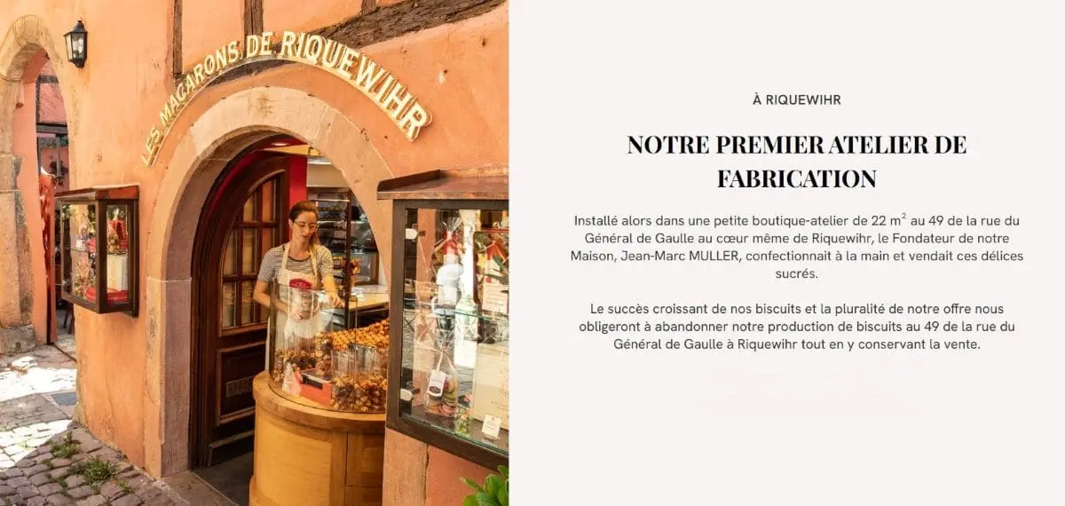 Maison Alsacienne de Biscuiterie : mon avis gourmand boutique les macarons de riquewihr