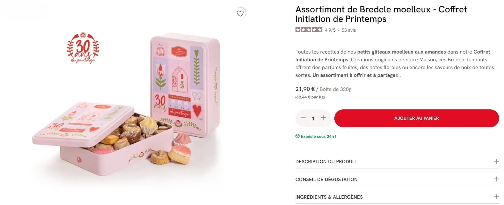 Maison Alsacienne de Biscuiterie : mon avis gourmand assortiment bredele moelleux coffret de printemps