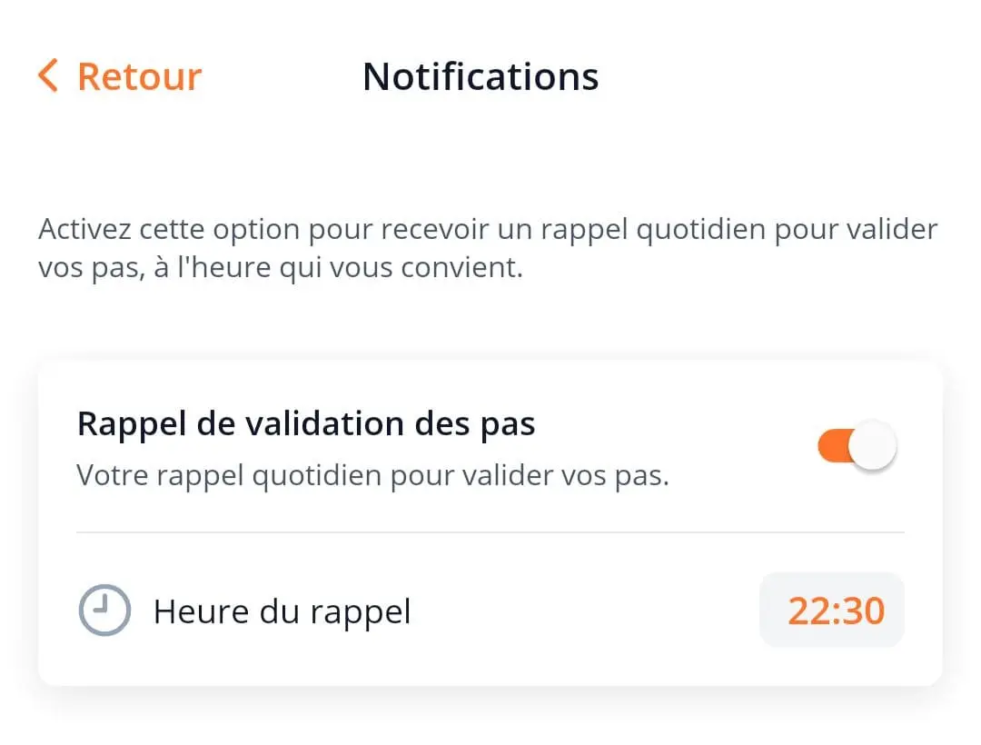 WeWard avis : combien gagne-t-on vraiment en marchant ? programmer une alerte du l application weward