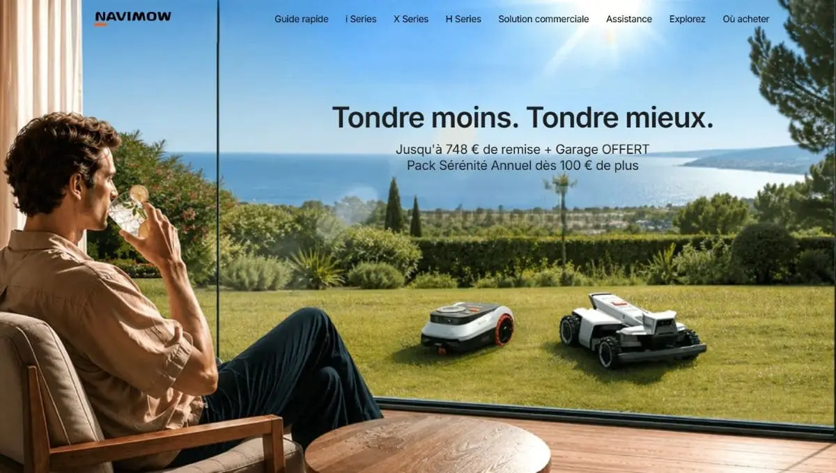 5 appareils intelligents pour vous libérer des tâches ménagères navimow marque de robot tondeuse