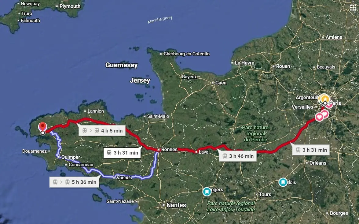 Visiter la presqu’île de Crozon : pépites et bons plans de Morgat à Camaret paris a brest en train sncf