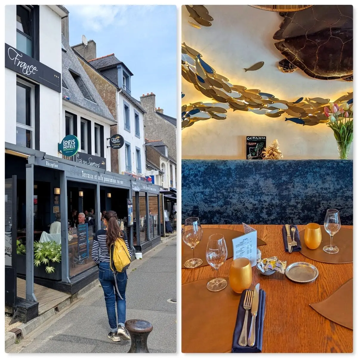 Visiter la presqu’île de Crozon : pépites et bons plans de Morgat à Camaret restaurant le quai des saveurs a camaret sur mer sur la presqu ile de crozon