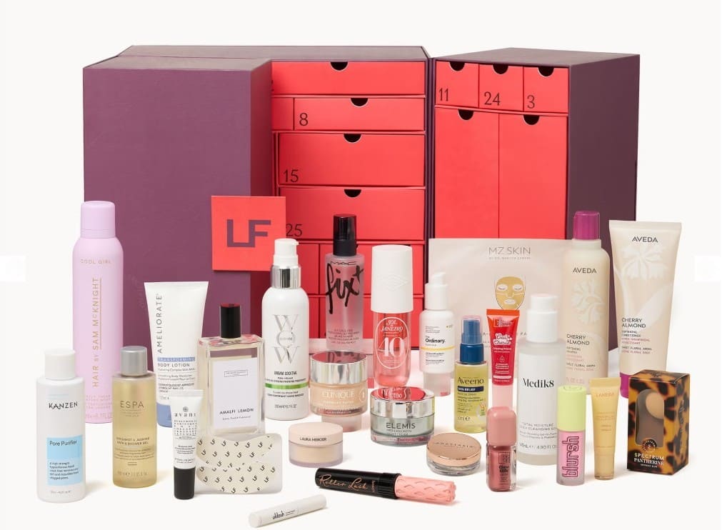 Calendriers de l’Avent beauté 2026 : nouveautés, prix et bons plans calendrier de l avent lookfantastic 2026 coffret et produits contenus