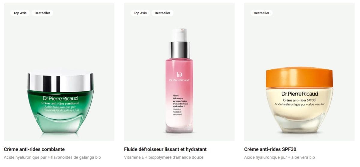 exemples de cremes visage hydratantes poue le quotidien