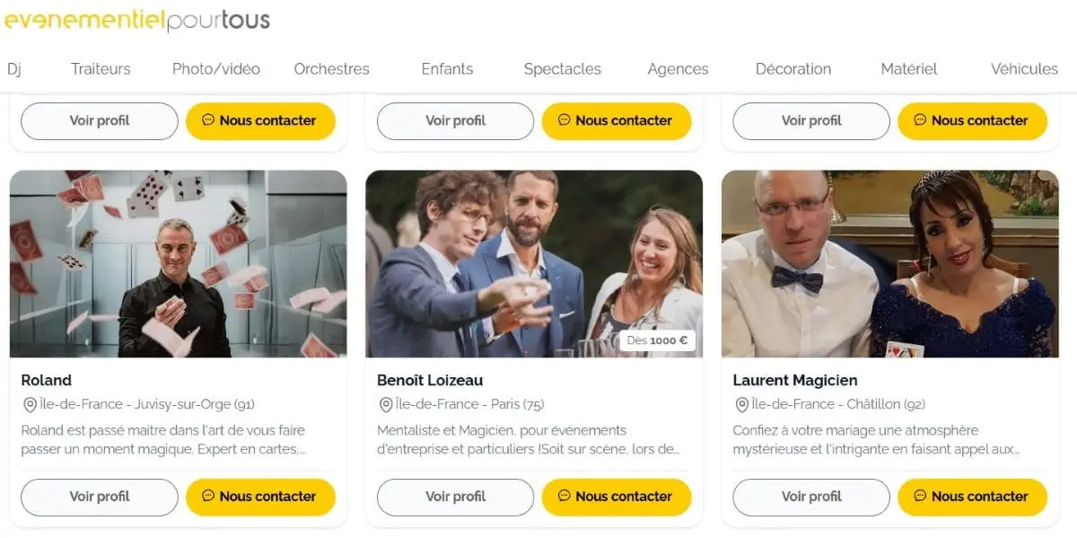Prestation de magicien : comment choisir et combien ça coûte ? trouver le bon magicien sur evenementielpourtous