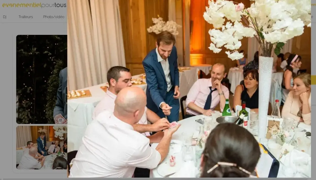 Prestation de magicien : comment choisir et combien ça coûte ? prestation de magie close up pendant un evenement