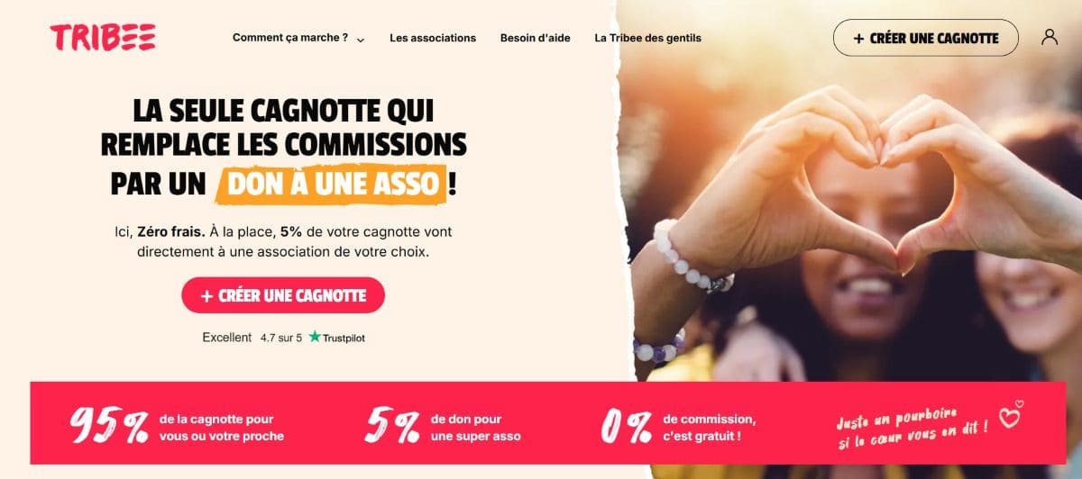 Cagnotte en ligne sans commission : comment les comparer en 2026 ? cagnotte en ligne tribee