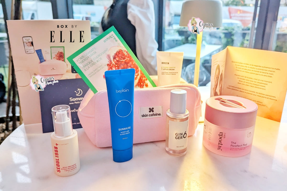 box by elle k-beauty skin cafeine par laure copinesdebonsplans.fr