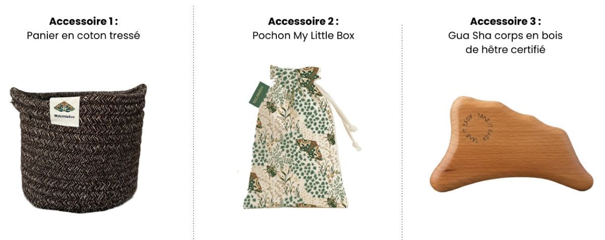 accessoires contenus dans my little box murmures de bois octobre 2026