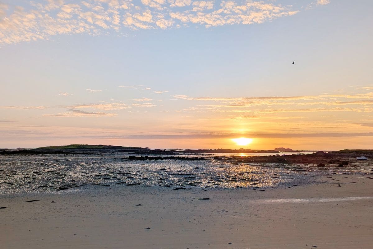 coucher de soleil a plouguerneau