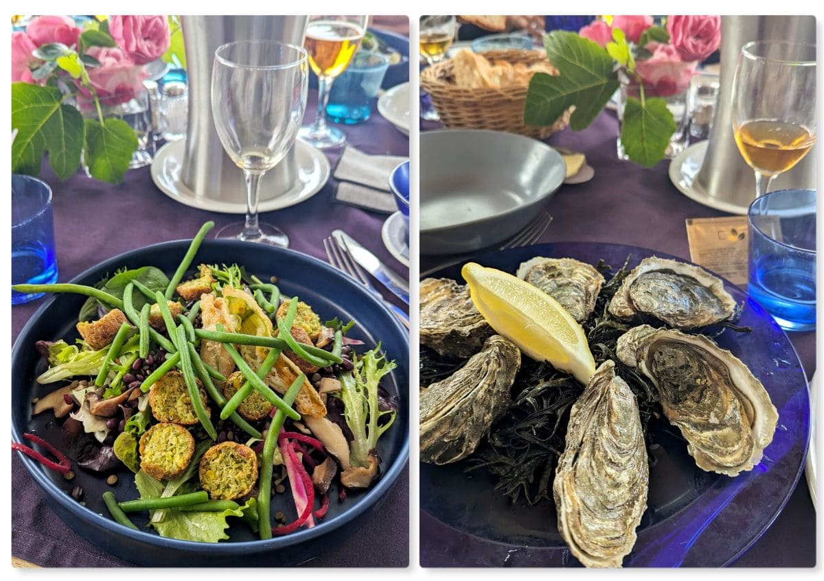 exemple de plats servis au restaurant roc h ar mor a plouescat