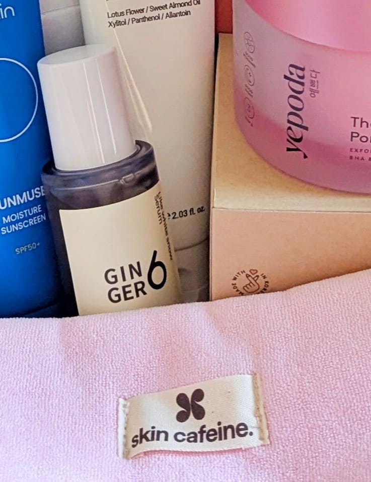 serum visage ginger 6 present dans la box by elle k-beauty skincafeine