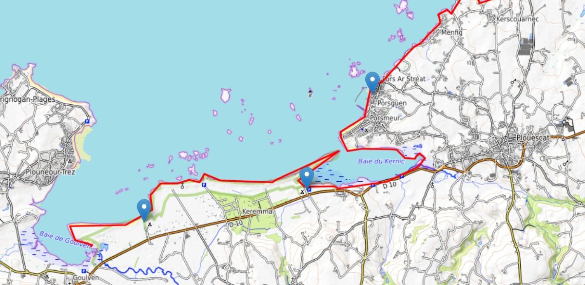 decouvrir les paysages de la cote des sables en suivant le GR34